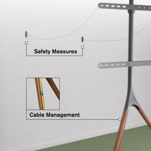Load image into Gallery viewer, ProMounts Artistic Tripod TV Stand Mount for 47”-72” Screens, Holds up to 55lbs (AFMSS6401) ProMounts