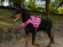 Load image into Gallery viewer, Adjustable Tactical Dog Harness for Medium & Large Dogs, Heavy-Duty No-Pull Vest with Metal Buckle and Control Handle | Pink Camouflage One Products