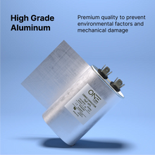 Load image into Gallery viewer, ONE Power 12.5-MFD, 370V or 440V Single Run A/C Capacitor 12.5 uF CBB65B Air Conditioner Capacitors for AC Unit Fan Motor Start or Heat Pump or Condenser Straight Cool (OPCSR12) One Products