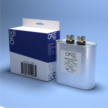 Load image into Gallery viewer, ONE Power 15-MFD, 370V or 440V Single Run A/C Capacitor 15 uF CBB65B Air Conditioner Capacitors for AC Unit Fan Motor Start or Heat Pump or Condenser Straight Cool (OPCSR15) One Products
