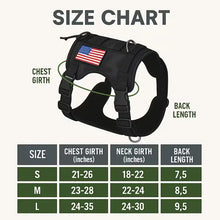 Load image into Gallery viewer, Durable Tactical Dog Harness for Medium and Large Breeds, Featuring an Adjustable Vest with Handle, Metal Buckle, and Black Camouflage Patches. One Products