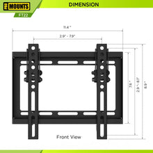 Load image into Gallery viewer, ProMounts Tilt / Tilting TV Wall Mount for 13" to 47" TVs up to 44lbs (FT22) - One Products