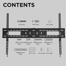 Load image into Gallery viewer, ProMounts Premium Flat / Fixed TV Wall Mount for 60" to 110" TVs Up to 165lbs (UF-PRO400) - One Products