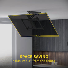 Load image into Gallery viewer, Motorized Ceiling TV Mount for TVs 32" - 70" Up to 77 lbs with Smart App Promounts
