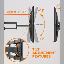 Load image into Gallery viewer, ProMounts Large Articulating/Full Motion TV Wall Mount for 50”-110” Screens and Holds up to 132lbs (OMA8601) - One Products