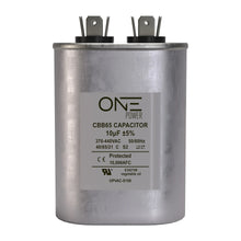 Load image into Gallery viewer, ONE Power CBB65 440-Volt 10-MFD Oval Single Run Capacitor (OPCSR10) One Products
