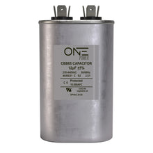 Load image into Gallery viewer, ONE Power CBB65 440-Volt 12.5-MFD Oval Single Run Capacitor (OPCSR12) One Products