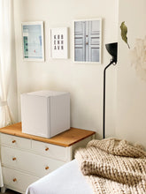 Load image into Gallery viewer, SnowLion Premium 43L Retro Style Mini Fridge 1.5 C.ft. Freestanding Under-counter refrigerator in White (OSFS009-WM) SnowLion Solid Door Medium
