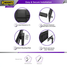 Load image into Gallery viewer, ProMounts Portrait & Landscape Floor TV Stand for 32”-75” TVs, Holds up to 77lbs - One Products