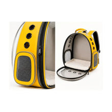 Load image into Gallery viewer, Pet Travel Backpack for Birds, Cats, Rabbits & Small Pets | Breathable Bubble Carrier with Panoramic Window One Products Pet Bag