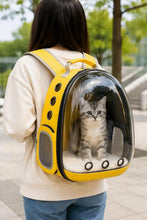 Load image into Gallery viewer, Pet Travel Backpack for Birds, Cats, Rabbits & Small Pets | Breathable Bubble Carrier with Panoramic Window One Products Pet Bag