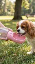 Load image into Gallery viewer, Portable Pet Water Dispenser & Drinking Bottle in Pink - Perfect for Hiking and Walks One Products
