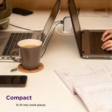 Load image into Gallery viewer, ProMounts 6-Port USB-C Charging Station, 5 USB-A Style Ports, 2.4 AMP High Speed Charging Ports, 5ft Cable, ETL Certified - Sleek and Modern USB Power Strip for Home or Travel One Products