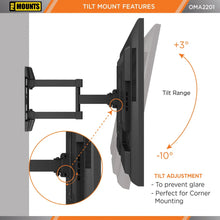 Load image into Gallery viewer, ProMounts Articulating/Full Motion TV Wall Mount for TVs 26"-45" Up to 77 lbs ProMounts Articulating Mount