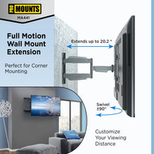 Load image into Gallery viewer, ProMounts Articulating TV Wall Mount for 32”-65” Holds up to 70lbs (MA441) ProMounts Articulating Mount