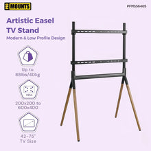 Load image into Gallery viewer, ProMounts Easel TV Stand Mount For 42"-84" TVs And Holds Up To 99Lbs ProMounts TV Stand