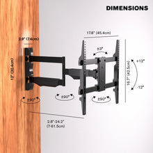 Load image into Gallery viewer, ProMounts Premium Articulating / Full-Motion TV Wall Mount for 32" to 65" TVs up to 80lbs Promounts Articulating Mount