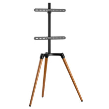 Load image into Gallery viewer, ProMounts Premium Easel TV Floor Stand, Universal TV Mount with 140° Swivel, Corner TV Tripod Base for 32-75 Inches, TV Stand for Curved Flat Screen ProMountshttps://www.one-products.com/