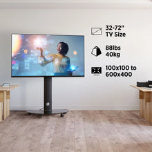 Load image into Gallery viewer, ProMounts Premium Mobile TV Stand Mount for 32” to 72” Screens, Holds up to 88lbs ProMounts TV Stand