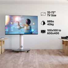 Load image into Gallery viewer, ProMounts Premium Rolling TV Stand with Swivel for 32"-72" Screens Holds up to 88 Lbs. ProMounts TV Stand