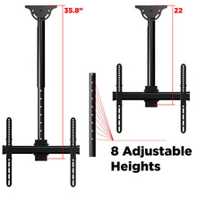 Load image into Gallery viewer, ProMounts Premium TV Ceiling Mount Fits Most 32-65 inch, Holds 88lbs ProMounts Ceiling Mount