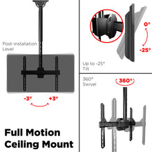 Load image into Gallery viewer, ProMounts Premium TV Ceiling Mount Fits Most 32-65 inch, Holds 88lbs ProMounts Ceiling Mount