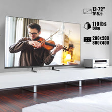 Load image into Gallery viewer, ProMounts Tabletop TV Stand Mount Height Adjustable Brackets for Displays 13”-72” ProMounts TV Stand