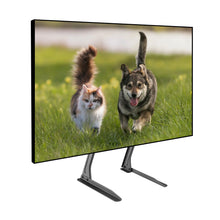 Load image into Gallery viewer, ProMounts Tabletop TV Stand Mount Height Adjustable Brackets for Displays 13”-72” (AMSF6401-X2) ProMounts TV Stand