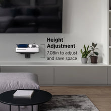 Load image into Gallery viewer, Promounts Durable Singel AV Wall Shelf, Single Glass, Supports up to 17.6lbs Max Weight (FSH1) ProMounts Component Shelf