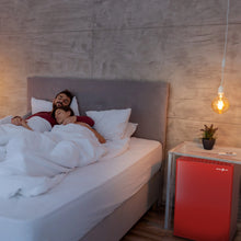 Load image into Gallery viewer, SnowLion Premium 122L Solid Door Mini Fridge 4.3 Cu.ft. Freestanding Under-Counter Mini Refrigerator in Red SnowLion Solid Door Extra Large