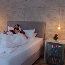 Load image into Gallery viewer, SnowLion Premium 131L Beverage Refrigerator 4.6 Cu.ft. Freestanding Mini Fridge With Glass Door in Black SnowLion Glass Door Extra Large