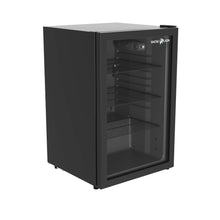 Load image into Gallery viewer, SnowLion Premium 131L Beverage Refrigerator 4.6 Cu.ft. Freestanding Mini Fridge With Glass Door in Black SnowLion Glass Door Extra Large