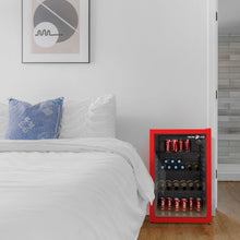 Load image into Gallery viewer, SnowLion Premium 131L Beverage Refrigerator 4.6 Cu.ft. Freestanding Mini Fridge With Glass Door in Red SnowLion Glass Door Extra Large