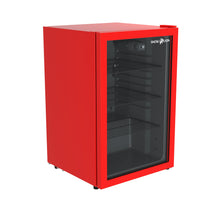 Load image into Gallery viewer, SnowLion Premium 131L Beverage Refrigerator 4.6 Cu.ft. Freestanding Mini Fridge With Glass Door in Red SnowLion Glass Door Extra Large