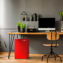 Load image into Gallery viewer, SnowLion Premium 65L Solid Door 2.3 Cu.ft. Freestanding Under-Counter Mini Fridge in Red SnowLion Solid Door Large