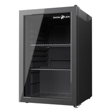 Load image into Gallery viewer, SnowLion Premium 69L Beverage Refrigerator 2.4 Cu.ft. Freestanding Mini Fridge With Glass Door in Black SnowLion Glass Door Large