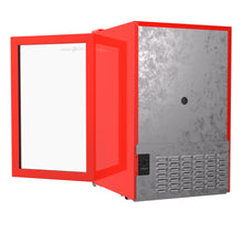 Load image into Gallery viewer, SnowLion Premium 69L Beverage Refrigerator 2.4 Cu.ft. Freestanding Mini Fridge With Glass Door in Red SnowLion Glass Door Large