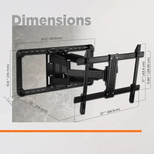 Load image into Gallery viewer, ProMounts Articulating / Full Motion TV Wall Mount for 37" to 100" TVs Holds Up to 150lbs (UA-PRO640) - One Products