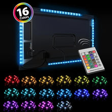 Load image into Gallery viewer, ONE Products 16 Color, 4 Strips LED Lights, TV Backlight Kit with Remote (OTB04) - One Products