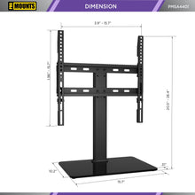 Load image into Gallery viewer, ProMounts Tabletop TV Stand Mount for 37"-65 TVs Holds up to 88lbs - One Products