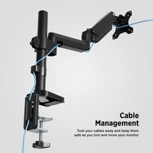 Load image into Gallery viewer, ProMounts Landscape to Portrait Single Monitor Arm for 13” to 32” Screens Holds up to 17.6 lbs - One Products