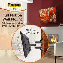 Load image into Gallery viewer, ProMounts Articulating / Full-Motion TV Wall Mount for 37" to 85" TVs up to 120 lbs (SAL) - One Products