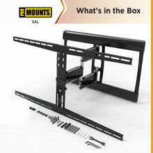 Load image into Gallery viewer, ProMounts Articulating / Full-Motion TV Wall Mount for 37" to 85" TVs up to 120 lbs (SAL) - One Products