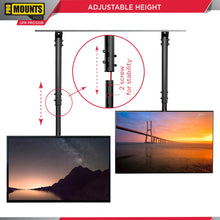 Load image into Gallery viewer, ProMounts Double Sided TV Ceiling Mount for 32”-85” Screens Holds up to 88 lbs on Each Side (UC-PRO320B) - One Products