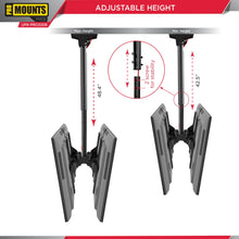 Load image into Gallery viewer, ProMounts Double Sided TV Ceiling Mount for 32”-85” Screens Holds up to 88 lbs on Each Side (UC-PRO320B) - One Products