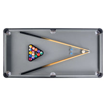 Load image into Gallery viewer, 48&quot; Complete Set Pool Table, Compact Size with Premium Velvet Tabletop and Solid Cue Sticks (GS-BT-2355) ProMounts Hybrid Multi-Game Tables
