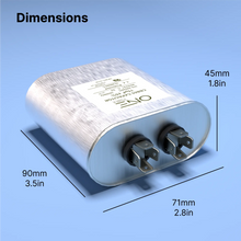 Load image into Gallery viewer, ONE Power 15-MFD, 370V or 440V Single Run A/C Capacitor 15 uF CBB65B Air Conditioner Capacitors for AC Unit Fan Motor Start or Heat Pump or Condenser Straight Cool (OPCSR15) One Products
