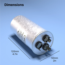 Load image into Gallery viewer, ONE Power 45/5-MFD, 370V or 440V Dual Run A/C Capacitor 45+5 uF CBB65B Air Conditioner Capacitors for AC Unit Fan Motor Start or Heat Pump or Condenser Straight Cool (OPCDR455) One Products
