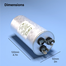 Load image into Gallery viewer, ONE Power 50/5-MFD, 370V or 440V Dual Run A/C Capacitor 50+5 uF CBB65B Air Conditioner Capacitors for AC Unit Fan Motor Start or Heat Pump or Condenser Straight Cool (OPCDR505) One Products
