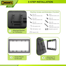 Load image into Gallery viewer, ProMounts Tilt / Tilting TV Wall Mount for 13&quot; to 47&quot; TVs up to 44lbs (FT22) - One Products
